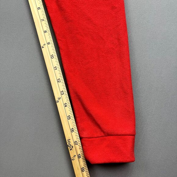 ADIDAS Men's Full Zip Jacket Size XL Cozy Fleece Red Athleisure Sports - Picture 10 of 14